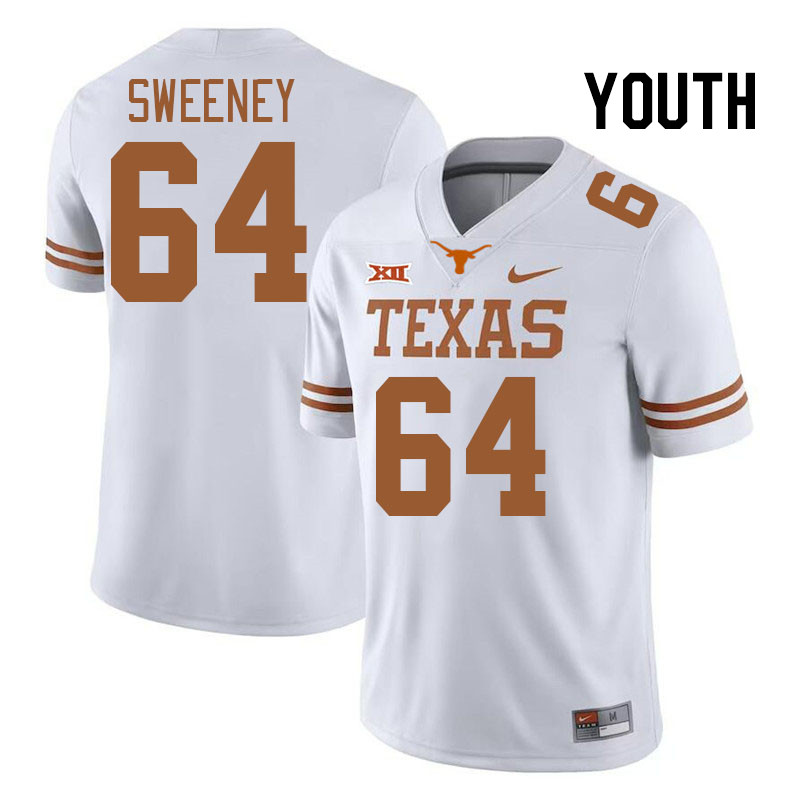 Youth #64 Robert Sweeney Texas Longhorns College Football Jerseys Stitched Sale-Black